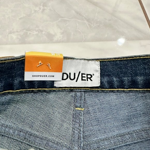 NWT DU/ER Denim Shorts Womens Size 24 Blue Vintage Jeans - Picture 5 of 13